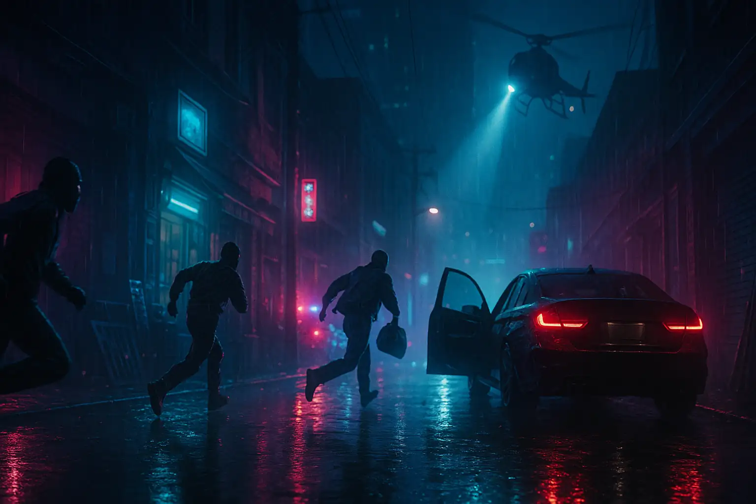 VynexRP artwork showing the criminal side of the city